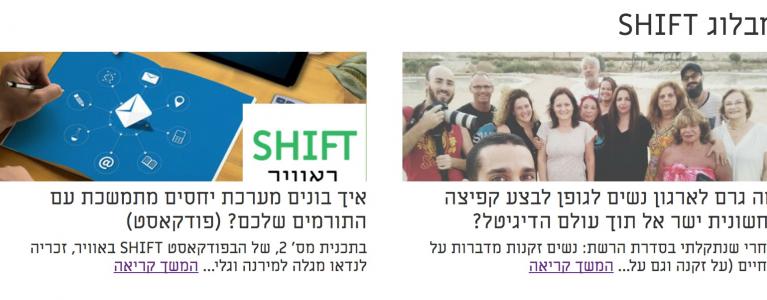 אינטגרציה לבלוג וורדפרס